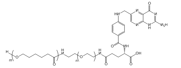 FA-PEG-PCL(3K)；Folic acid-PEG-Polycaprolactone(3K)；叶酸-聚乙二醇-聚己内酯(3K)