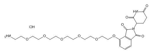 Thalidomide-O-PEG5-NH2.HCl；2341841-01-6；沙利度胺-O-五聚乙二醇-氨基盐酸盐
