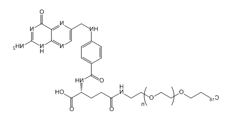 C18H37-PEG-FA；C18-聚乙二醇-叶酸；C18H37-PEG-Folic Acid