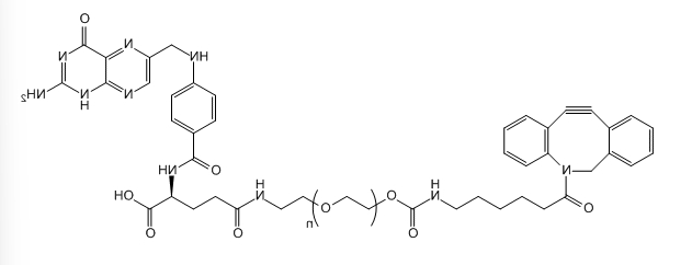 DBCO-PEG-FA;二苯并环辛炔-聚乙二醇-叶酸 DBCO-PEG-FA;二苯并环辛炔-聚乙二醇-叶酸
