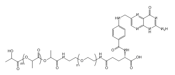 FA-PEG-PLA(3K)；叶酸-聚乙二醇-聚乳酸(3K)；Folic Acid-PEG-Polylactic acid(3K)