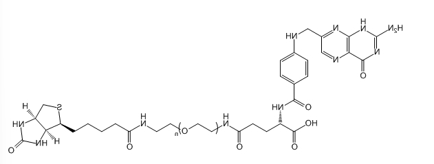 Biotin-PEG-FA;Biotin-PEG-Folic Acid;生物素-聚乙二醇-叶酸 Biotin-PEG-FA;Biotin-PEG-Folic Acid;生物素-聚乙二醇-叶酸