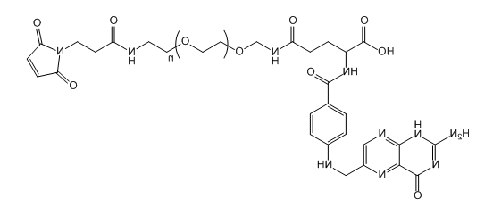 FA-PEG-Mal；Folic Acid-PEG-Maleimide；叶酸-聚乙二醇-马来酰亚胺