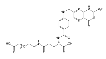 FA-PEG-COOH；Folic Acid-PEG-Acid；叶酸-聚乙二醇-羧基