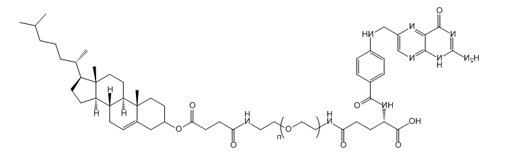 CLS-PEG-FA；胆固醇-聚乙二醇-叶酸；Cholesterol-PEG-Folic Acid