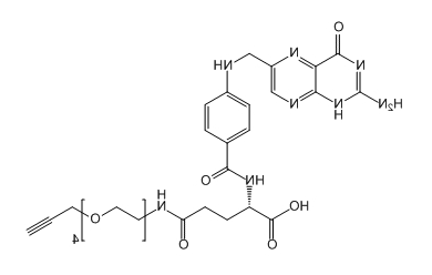 FA-PEG4-Alkyne；叶酸-四聚乙二醇-炔基；Folic Acid-PEG4-Alkyne