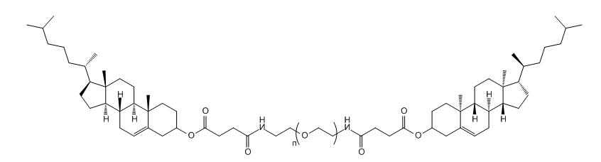 Cholesterol-PEG-Cholesterol；CLS-PEG-CLS；胆固醇-聚乙二醇-胆固醇