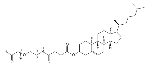 CLS-PEG-CHO；Cholesterol-PEG-Aldehyde；胆固醇-聚乙二醇-醛基