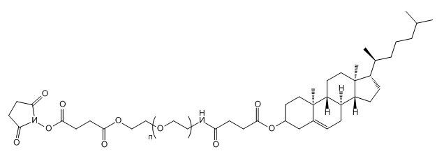 CLS-PEG-SS;Cholesterol-PEG-Succinimidyl Succinate ester CLS-PEG-SS;Cholesterol-PEG-Succinimidyl Succinate ester