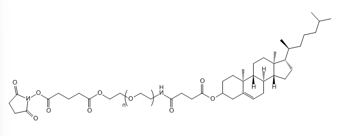 CLS-PEG-SG；Cholesterol-PEG-Succinimidyl Glutarate ester