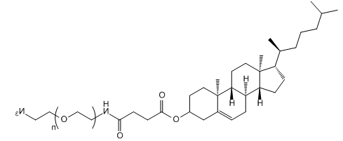 CLS-PEG-N3；Cholesterol-PEG-Azide；胆固醇-聚乙二醇-叠氮基
