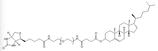 CLS-PEG-Biotin;Cholesterol-PEG-Biotin;胆固醇-聚乙二醇-生物素 CLS-PEG-Biotin;Cholesterol-PEG-Biotin;胆固醇-聚乙二醇-生物素