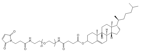 CLS-PEG-Mal；Cholesterol-PEG-Maleimide；胆固醇-聚乙二醇-马来酰亚胺
