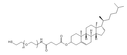 CLS-PEG-SH;Cholesterol-PEG-Thiol;胆固醇-聚乙二醇-巯基 CLS-PEG-SH;Cholesterol-PEG-Thiol;胆固醇-聚乙二醇-巯基