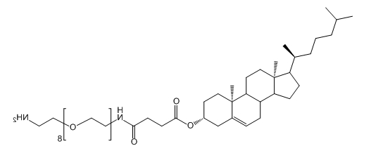 CLS-PEG8-NH2；Cholesterol-PEG8-Amine；胆固醇-八聚乙二醇-氨基