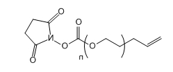 SC-PEG-Alkene;Succinimidyl ester-PEG-Alkene;活性酯-聚乙二醇-烯基 SC-PEG-Alkene;Succinimidyl ester-PEG-Alkene;活性酯-聚乙二醇-烯基