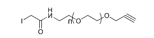 Alkyne-PEG-Iodoacetate；Alkyne-PEG-IA；炔基-聚乙二醇-碘乙酸盐