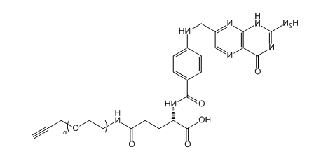 FA-PEG-Alkyne；Folic Acid-PEG-Alkyne；叶酸-聚乙二醇-炔基