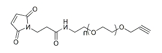 AlKyne-PEG-Mal；AlKyne-PEG-Maleimide；α-炔基-ω-马来酰亚胺基聚乙二醇