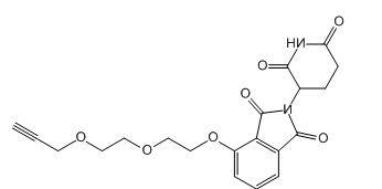 CAS: 2098487-52-4;Thalidomide-O-PEG2-Propargyl;沙利度胺-O-二聚乙二醇-炔