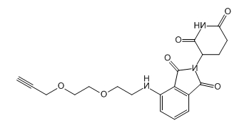 CAS: 2138439-56-0;Pomalidomide-PEG2-Propargyl;泊马度胺-二聚乙二醇-炔基 CAS: 2138439-56-0;Pomalidomide-PEG2-Propargyl;泊马度胺-二聚乙二醇-炔基