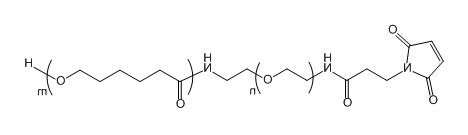 Mal-NH-PEG-PCL(10K)；马来酰亚胺-聚乙二醇-聚己内酯(10K)；Maleimide-NH-PEG-Polycaprolactone(10K)