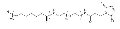 PCL(5K)-PEG-Mal;聚己内酯(5K)-聚乙二醇-马来酰亚胺;Polycaprolactone(5K)-PEG-Maleimide PCL(5K)-PEG-Mal;聚己内酯(5K)-聚乙二醇-马来酰亚胺;Polycaprolactone(5K)-PEG-Maleimide