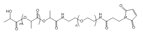 Mal-PEG-PLA(8K)；马来酰亚胺-聚乙二醇-聚乳酸(8K)；Maleimide-PEG-Polylactic acid(8K)