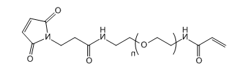 ACA-PEG-NH-Mal；丙烯酰胺-聚乙二醇-马来酰亚胺基；Acrylamide-PEG-NH-Maleimide