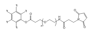 Mal-PEG-PFP；马来酰亚胺-聚乙二醇-五氟苯酯；Maleimide-PEG-Pentafluorophenyl