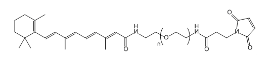 Mal-PEG-Tretinoin；马来酰亚胺-聚乙二醇-全反式维甲酸；Mal-PEG-Retinoic acid