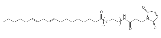 LNA-PEG-Mal;亚油酸-聚乙二醇-马来酰亚胺;Linoleic acid-PEG-Maleimide LNA-PEG-Mal;亚油酸-聚乙二醇-马来酰亚胺;Linoleic acid-PEG-Maleimide