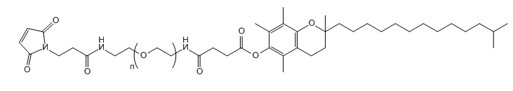 Tocopherol-PEG-Mal；维生素E-聚乙二醇-马来酰亚胺；Tocopherol-PEG-Maleimide
