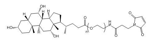 Mal-PEG-CLA；马来酰亚胺-聚乙二醇-胆酸；Maleimide-PEG-Cholic acid