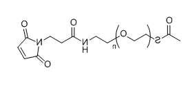 Acetylthio-PEG-Mal；乙酰基巯基-聚乙二醇-马来酰亚胺；Acetylthio-PEG-Maleimide