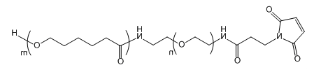 PCL(12K)-PEG-Mal；聚己内酯(12K)-聚乙二醇-马来酰亚胺；Polycaprolactone(12K)-PEG-Maleimide