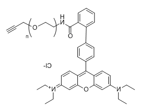 RB-PEG-ALKYNE；罗丹明B-聚乙二醇-炔基；Rhodamine B-PEG-Alkyne