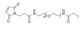 IA-PEG-Mal；α-碘乙酰基-ω-马来酰亚胺基聚乙二醇；Iodoacetate-PEG-Maleimide