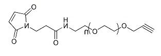 AlKyne-PEG-Mal；α-炔基-ω-马来酰亚胺基聚乙二醇；AlKyne-PEG-Maleimide