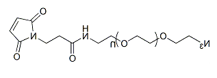 N3-PEG-Mal；α-叠氮基-ω-马来酰亚胺基聚乙二醇；Azide-PEG-Maleimide