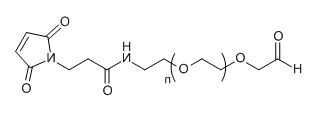 CHO-PEG-Mal；α-醛基-ω-马来酰亚胺基聚乙二醇；Aldehyde-PEG-Maleimide