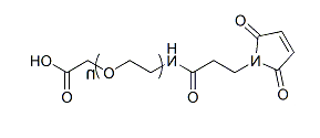 Mal-PEG-COOH；马来酰亚胺-聚乙二醇-羧基；Maleimide-PEG-Acetic Acid