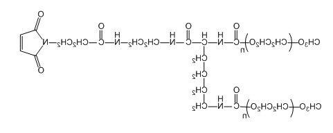 2-ArmPEG-Mal；二臂/支 PEG 马来酰亚胺；2-ArmPEG-Maleimide