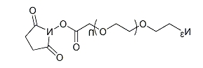 N3-PEG-SCM；α-叠氮基-ω-琥珀酰亚胺碳酸酯基聚乙二醇