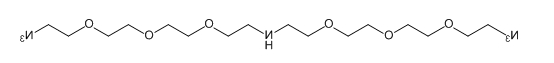 CAS ：1258939-39-7；NH-(PEG3-azide)2；NH-双(三聚乙二醇-叠氮)