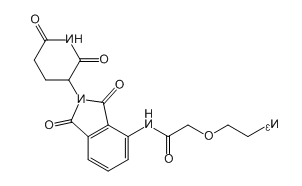 CAS ：2133360-04-8；Pomalidomide-NH-CO-PEG1-N3；泊马度胺-酰胺-一聚乙二醇-叠氮