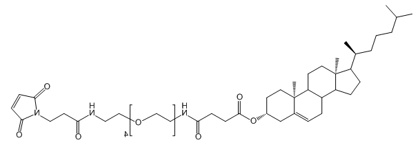 CLS-PEG4-NH-Mal；胆固醇-四聚乙二醇-氨基-马来酰亚胺；CLS-PEG4-amido-Mal