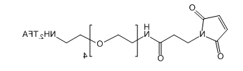 Mal-NH-PEG4-NH2.TFA；马来酰亚胺-氨基-四聚乙二醇-氨基 三氟乙酸盐