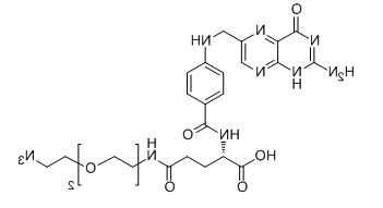 FA-PEG2-N3；叶酸-二聚乙二醇-叠氮基；分子式： C25H31N11O7