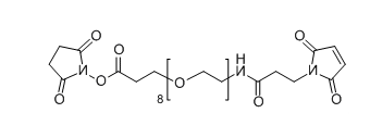 Mal-NH-PEG8-NHS；756525-93-6；Mal-NH-PEG8-CH2CH2COONHS